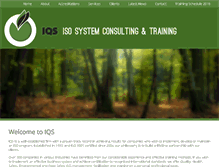 Tablet Screenshot of iqs.co.za